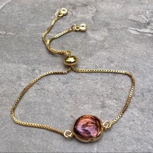 Freshwater Pearl Gold Bracelet